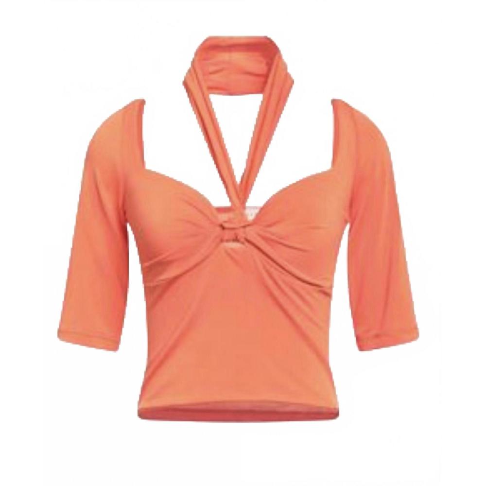 NEW HAVE ONE women's halter-neck top in orange